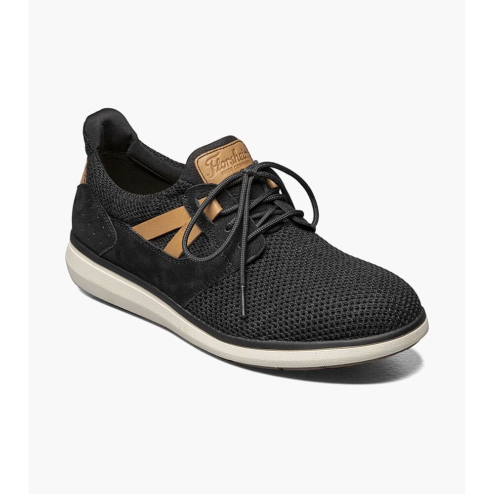 Florsheim Adventure Steel Toe Plain Black Sneakers Work Men Sz 10.5